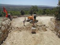 <br>Excavation for the vaulted stone wine celmlar
