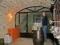 <br>The vaulted wine cellar